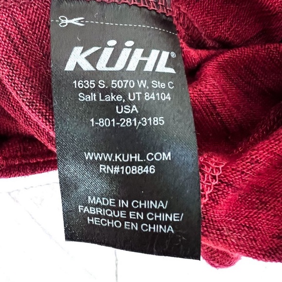 Kuhl Womens XS Heathered Red Long Sleeves Cowl Neck
Pullover Lea Sweater Pockets - Picture 10 of 11